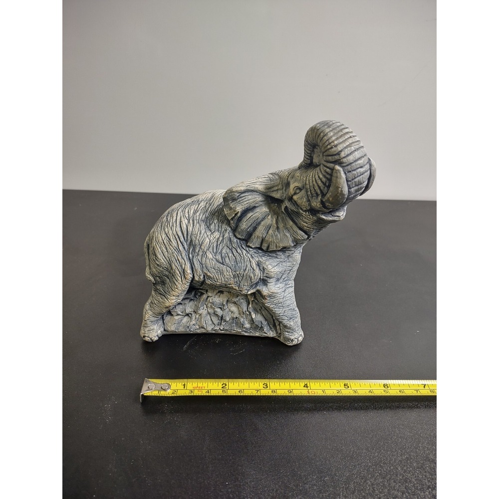 Vintage 1980 Collectible Mount St. Helens Volcanic Ash Elephant Sculpture